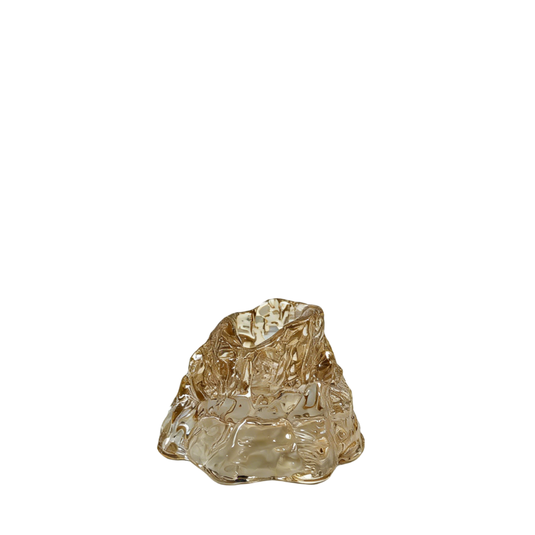 Smelt glaslysestage - stor